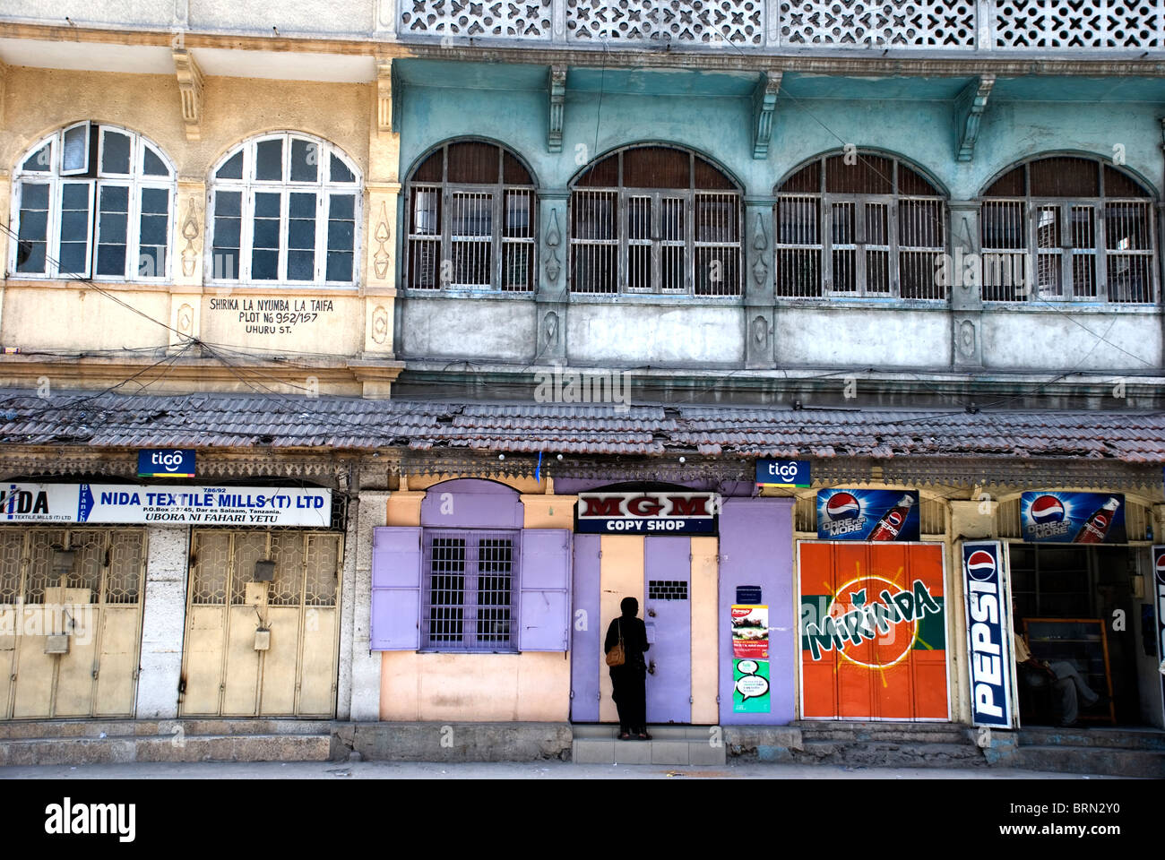 Tanzanie, Dar es Salaam, scène de rue Banque D'Images