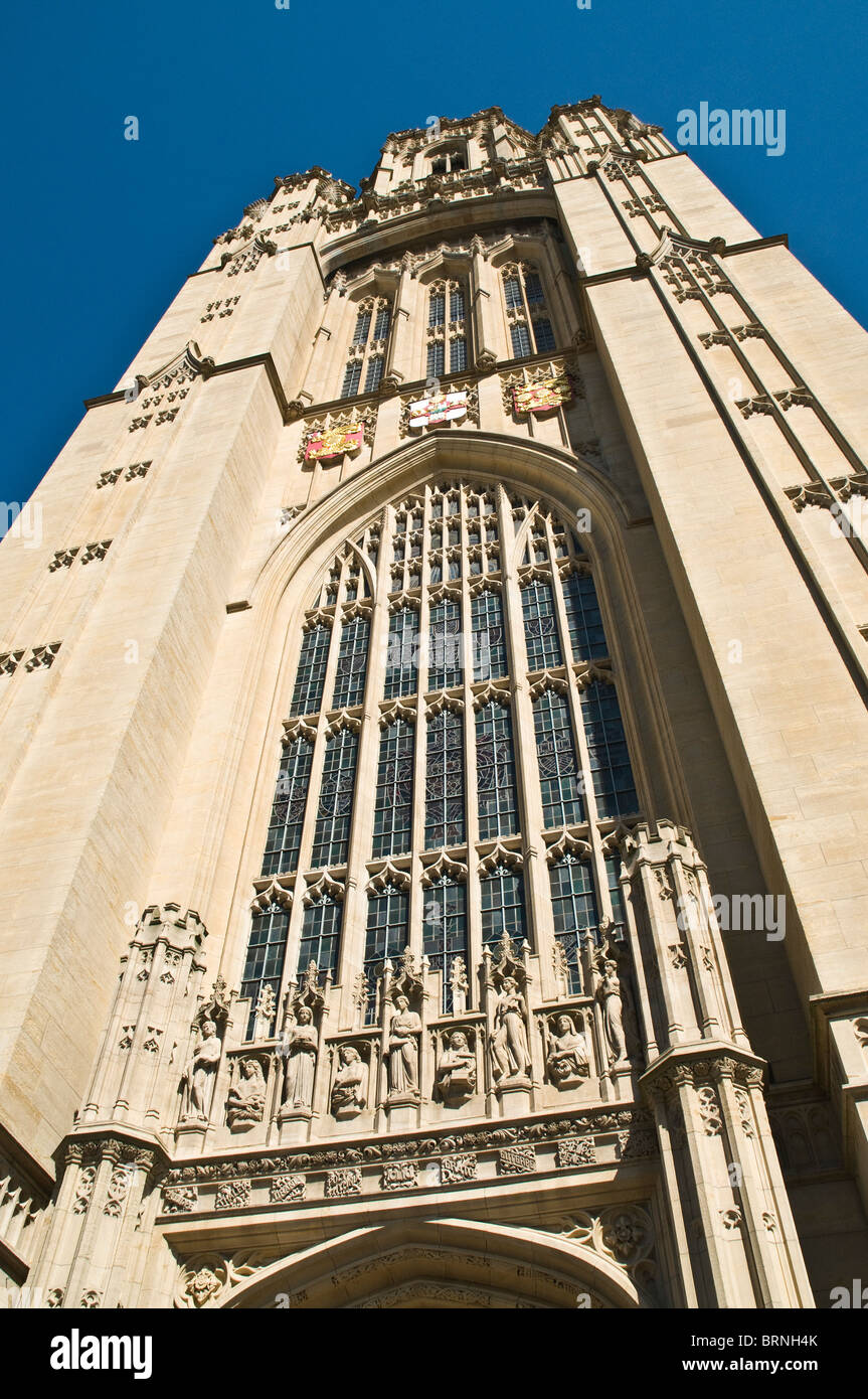 dh bristol University CLIFTON BRISTOL ENGLAND Wills Memorial Building of La tour gothique de l'Université de Bristol royaume-uni Banque D'Images