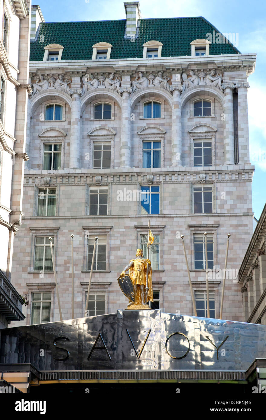 Savoy Hotel, Londres ouvre le 10 octobre 2010 après une rénovation importante Banque D'Images