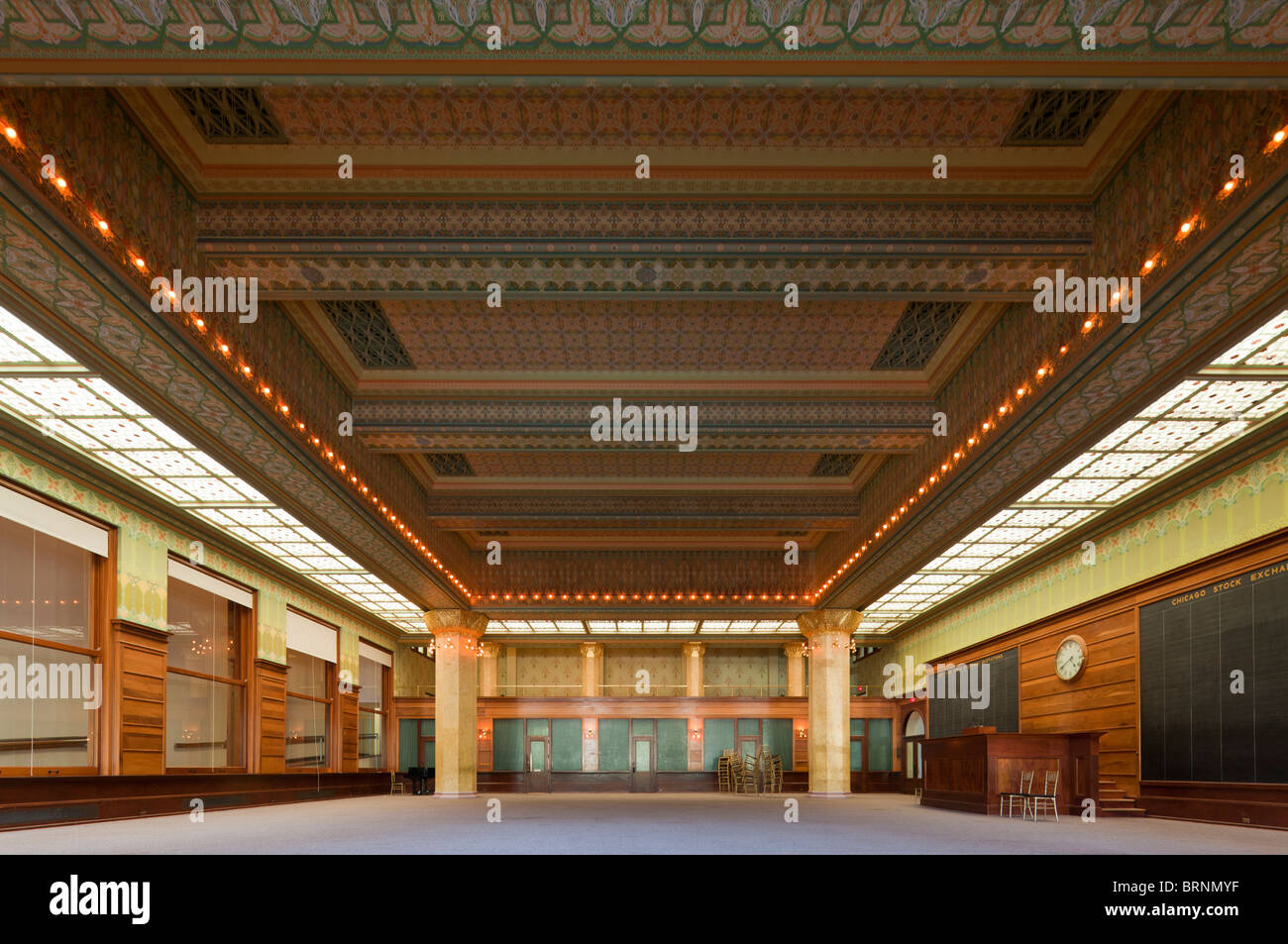 Bâtiment restauré Bourse de Chicago, Art Institute of Chicago, USA Banque D'Images