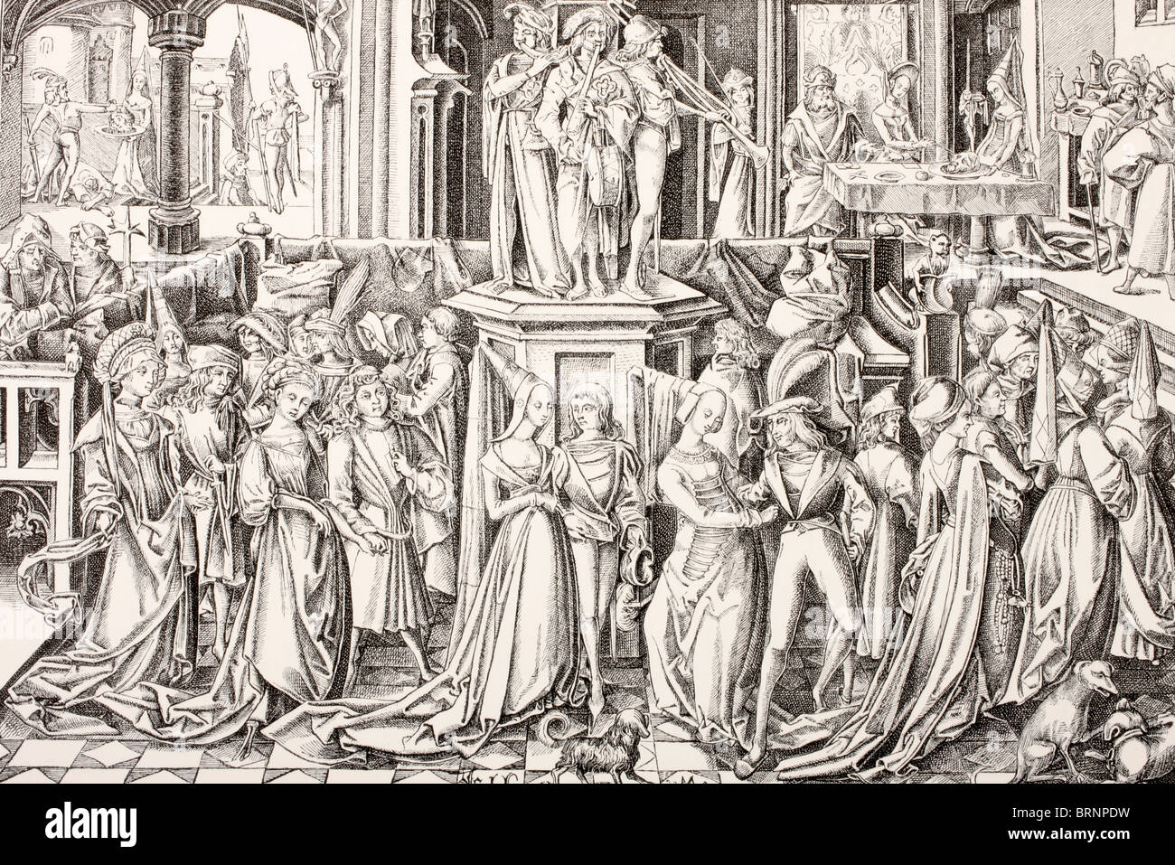 Hérodias né vers 15 av. J.-C. est mort après 39 AD. La princesse juive de dynastie hérodienne impliqués dans la décapitation de Jean le Baptiste Banque D'Images