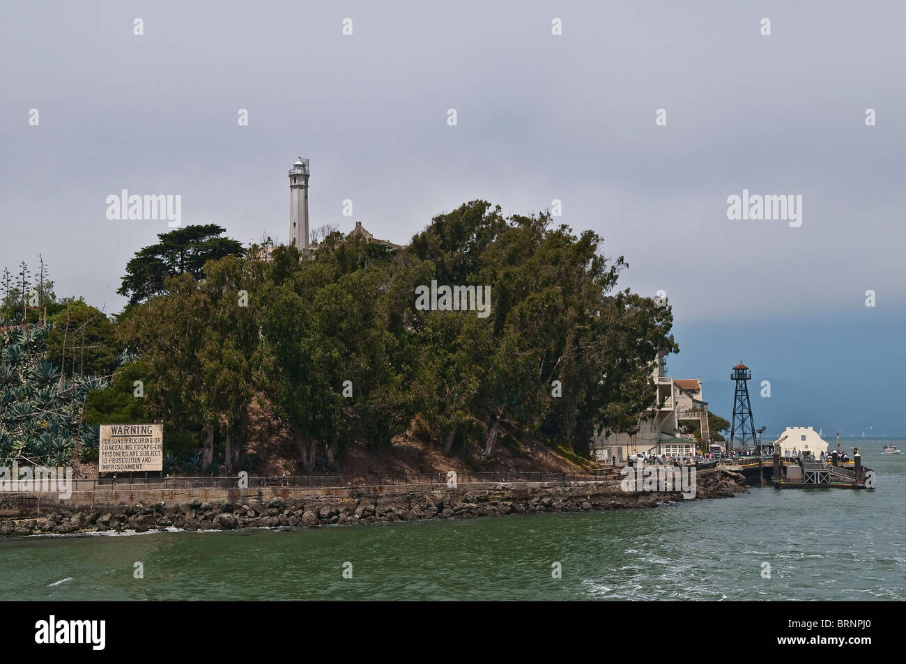 Île-prison d'Alcatraz, San Francisco, California, USA Banque D'Images