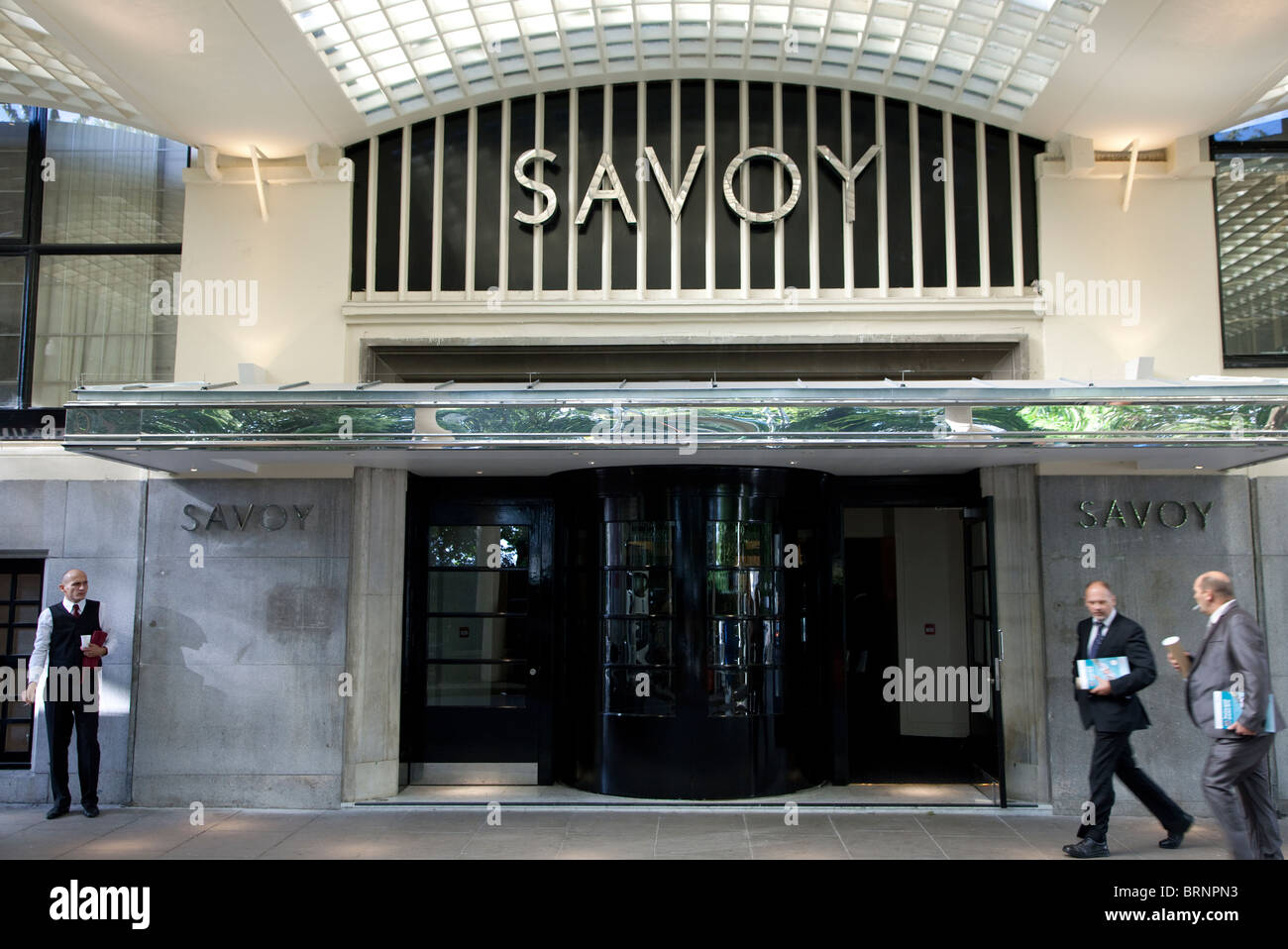 Savoy Hotel, Londres ouvre le 10 octobre 2010 après une rénovation importante Banque D'Images