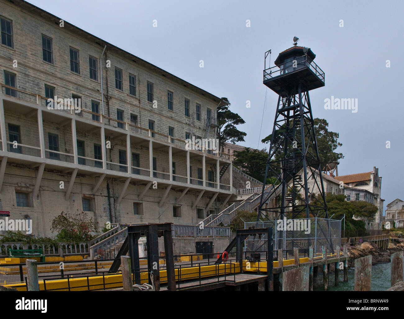 Île-prison d'Alcatraz, San Francisco, California, USA Banque D'Images