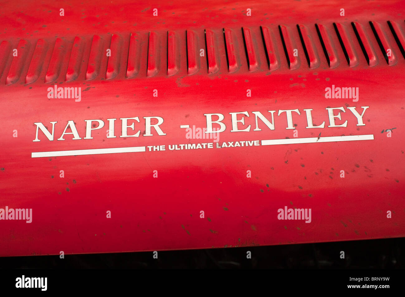 Bentley Napier classic racing rouge voiture Banque D'Images