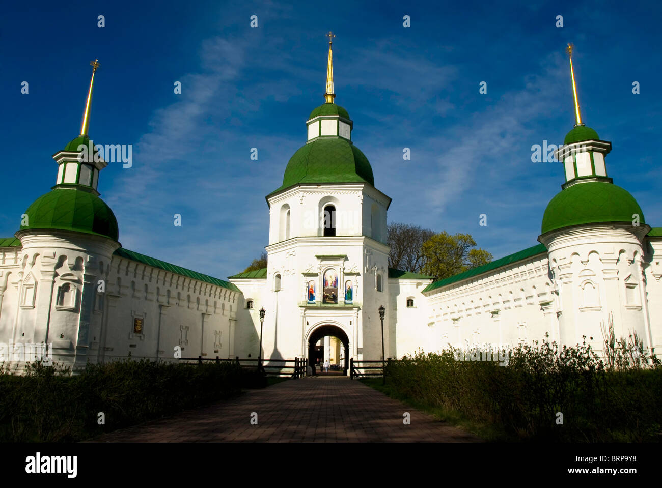 Monastère de la Transfiguration du Sauveur Novgorod-Siverskyi, Ukraine Banque D'Images