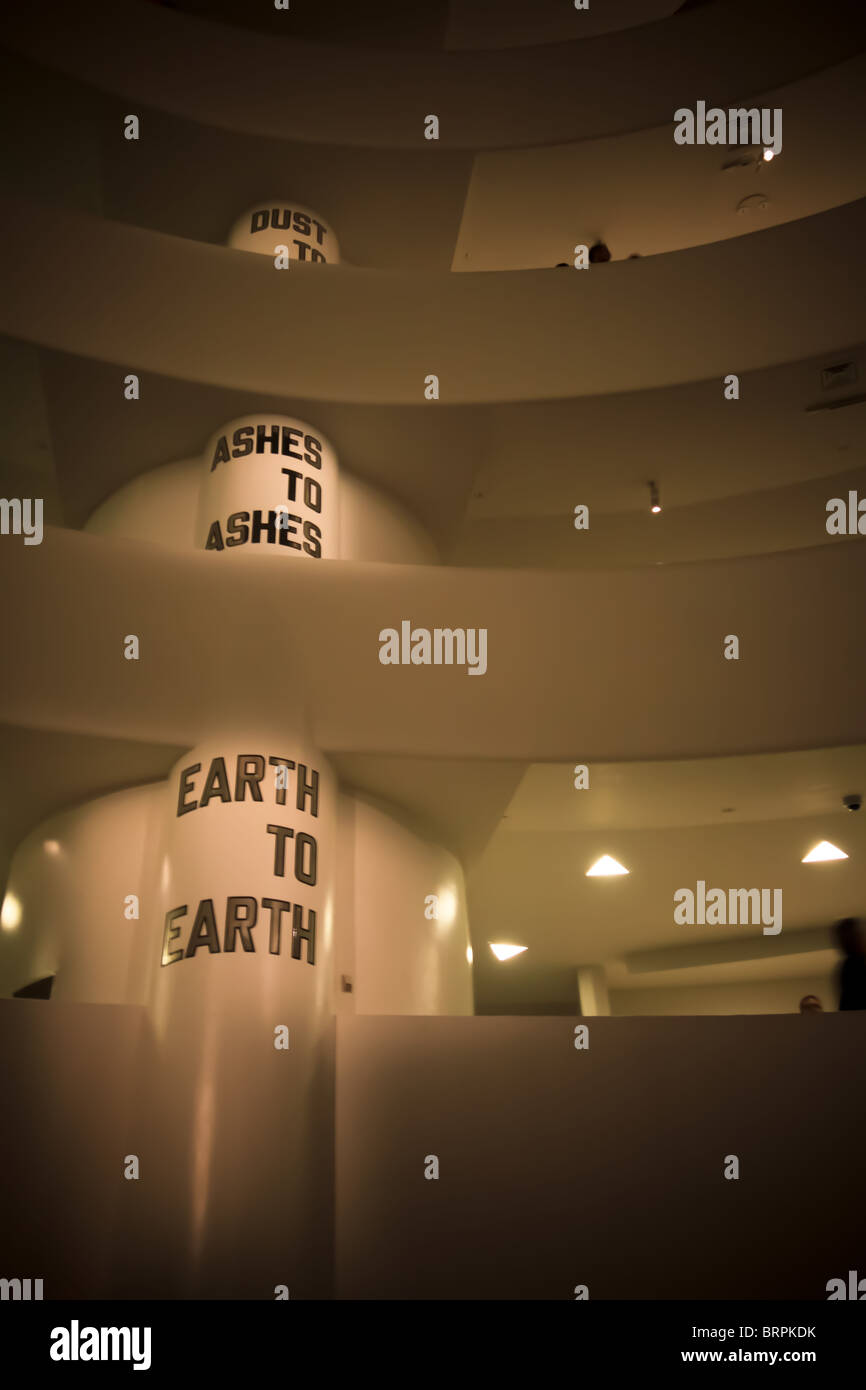 Le Musée Solomon R. Guggenheim, Manhattan, New York, USA Banque D'Images