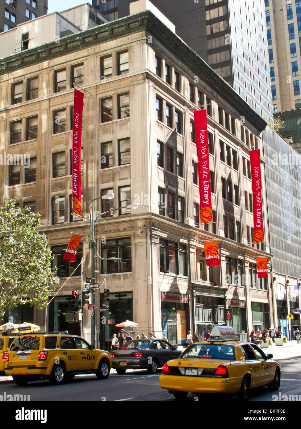 Mid-Manhattan Library, 455 Fifth Avenue (au 40e Rue), NYC Banque D'Images