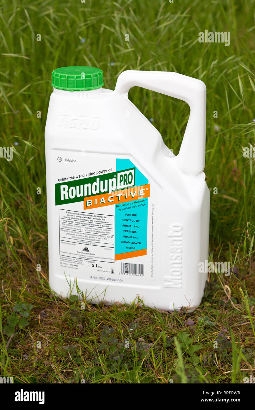 ProBiactive Roundup herbicide fabriqué par Monsanto Banque D'Images