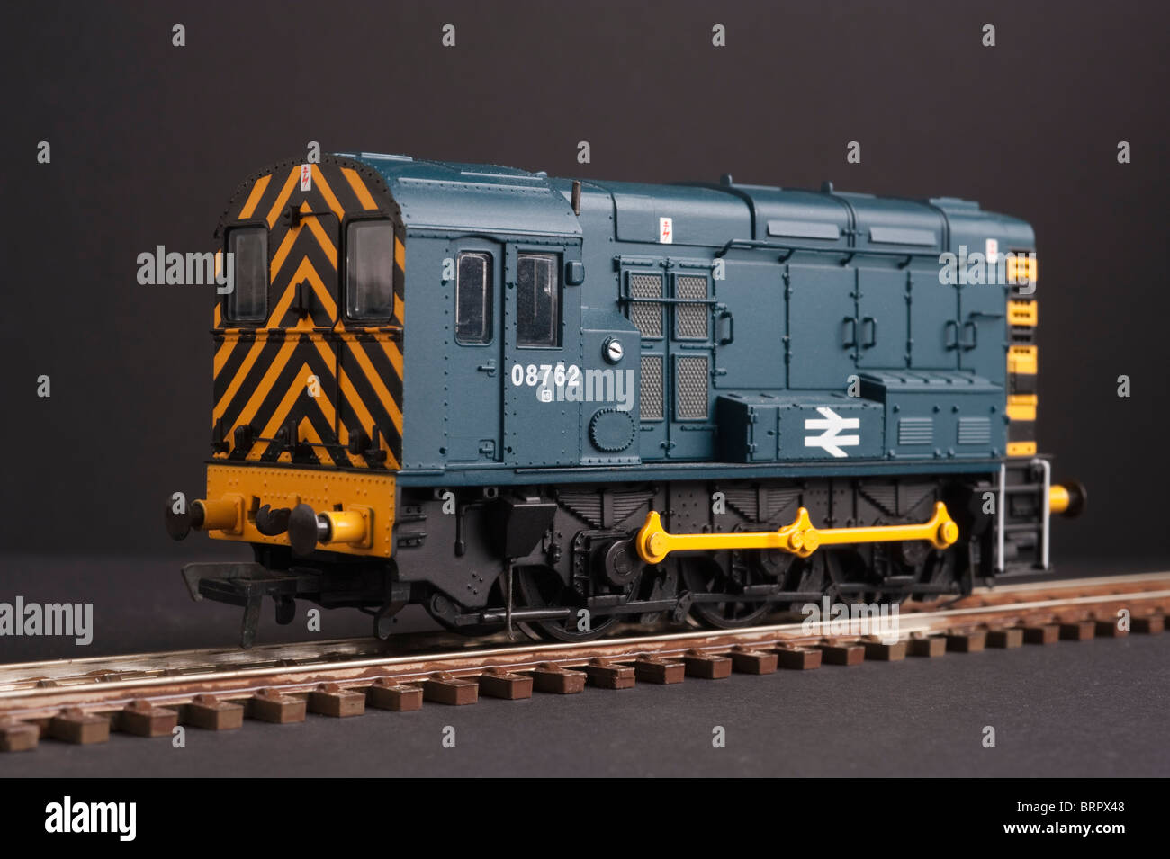 Classe 08 Locomotive Diesel BR, livrée bleu Banque D'Images