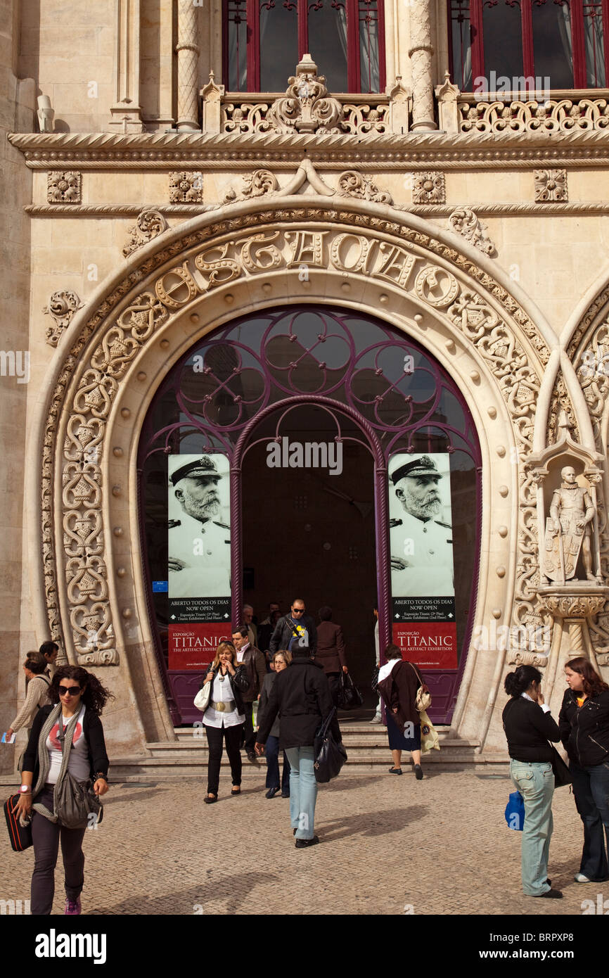 Estación de Lisboa Portugal Portugal Lisbonne Rossio gare Rossio Gare du Rossio de Lisbonne Portugal Banque D'Images