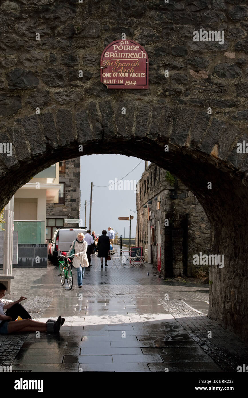 Spanish Arch, Galway, Galway, Irlande Co. Banque D'Images