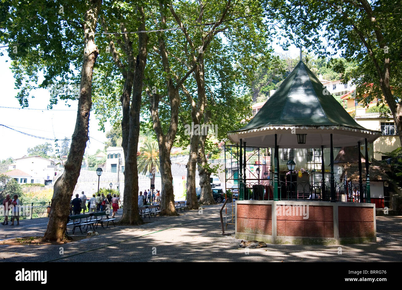 Largo da Fonte - Monte - Madeira Banque D'Images