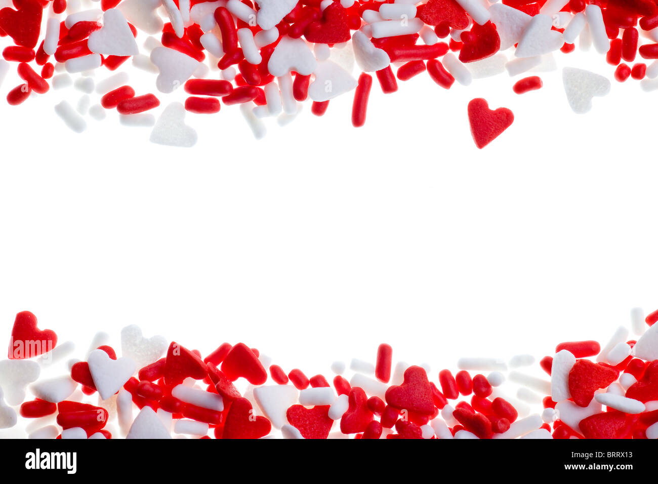 Valentine nutrifer isolé sur fond blanc Banque D'Images