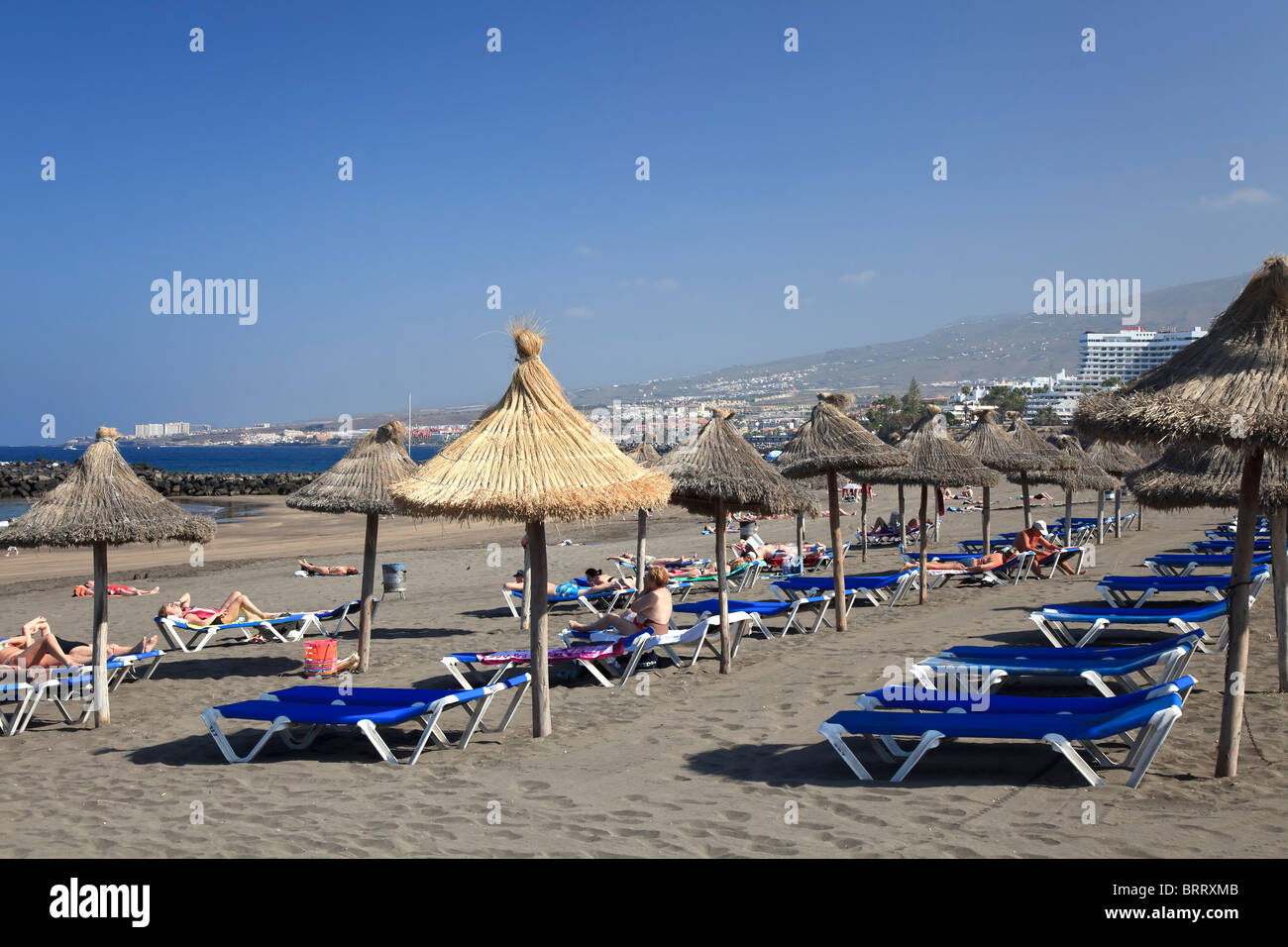 Iles Canaries, Tenerife, Playa de Las Americas Banque D'Images