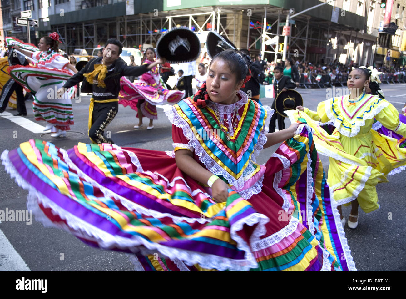 2010 L'indépendance mexicaine Day Parade à New York City Banque D'Images
