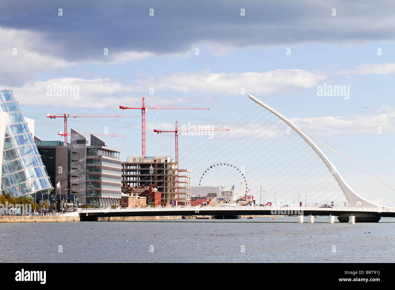 Samuel Beckett Bridge, Dublin, Irlande. Banque D'Images