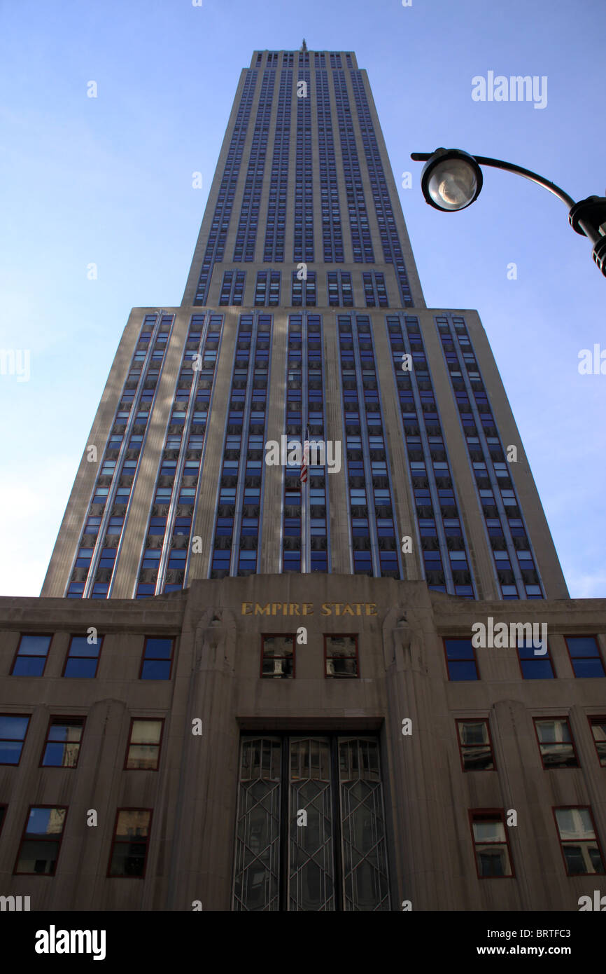 L'Empire State Building, Manhattan, New York, USA Banque D'Images