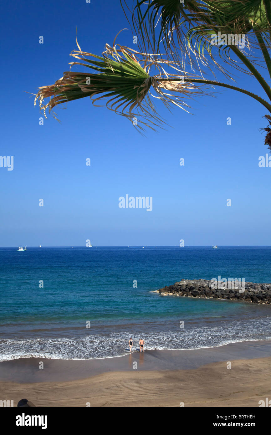 Iles Canaries, Tenerife, Playa de Las Americas Banque D'Images