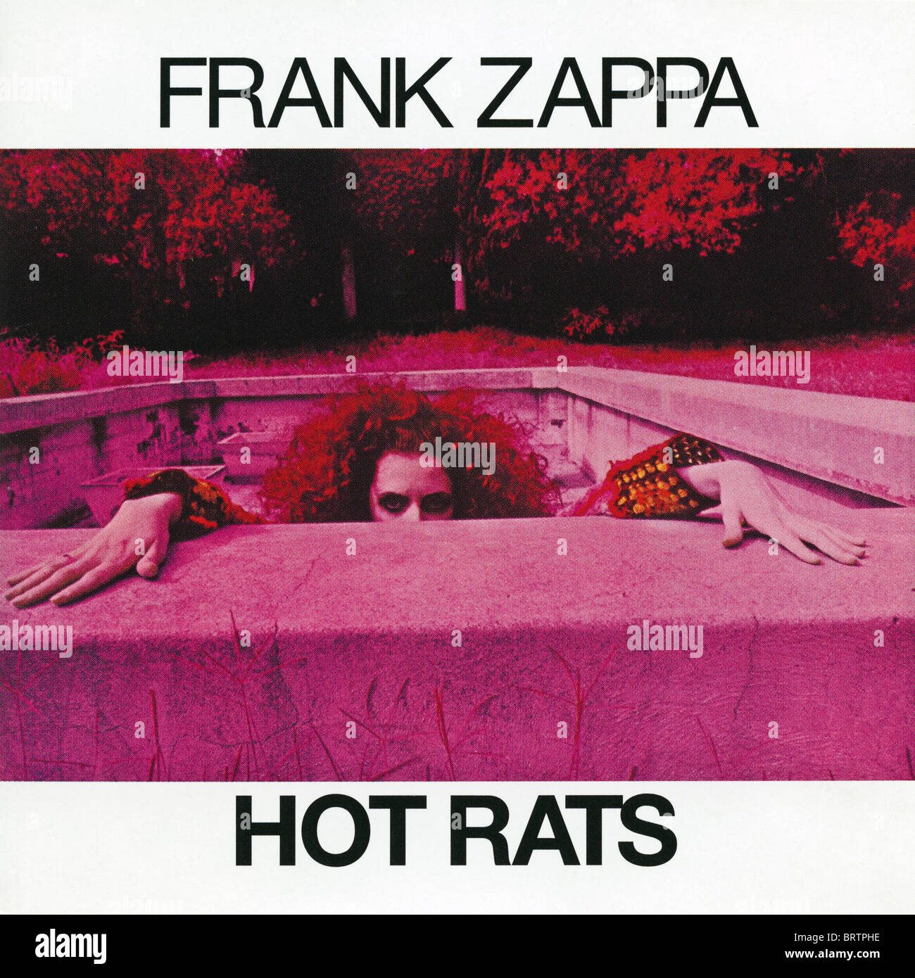 Couverture de l'album de Hot Rats de Frank Zappa sorti en 1969 dans les dossiers bizarres Banque D'Images