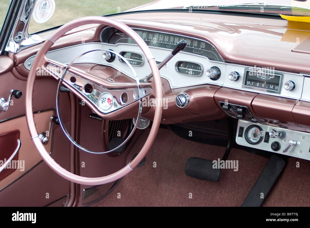 Tableau de bord Chevrolet Impala Banque D'Images