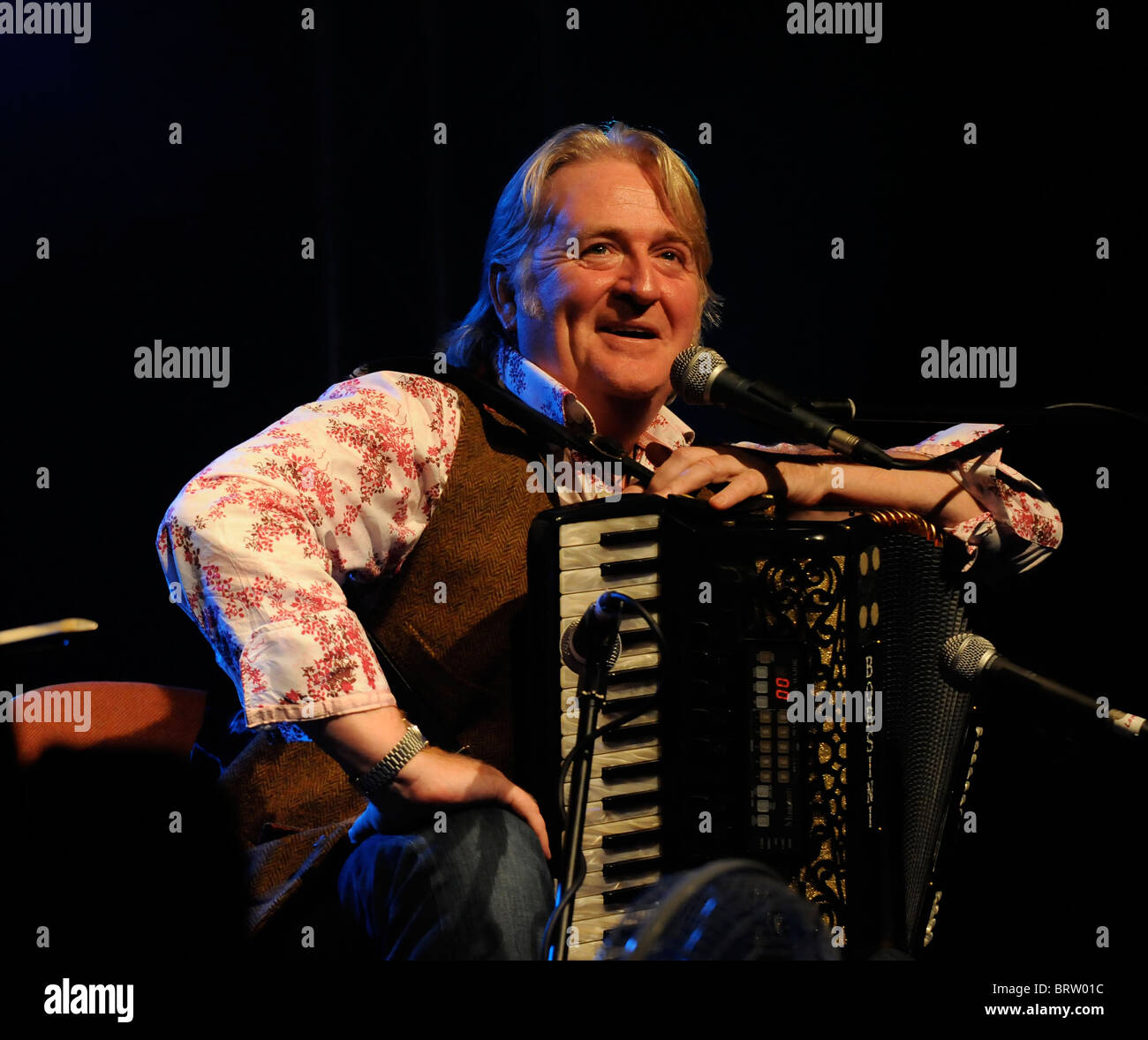 Phil Cunningham et accordéoniste instrumentiste écossais Banque D'Images