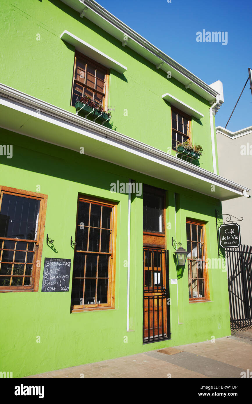Café coloré, Braamfontein, Johannesburg, Gauteng, Afrique du Sud Banque D'Images