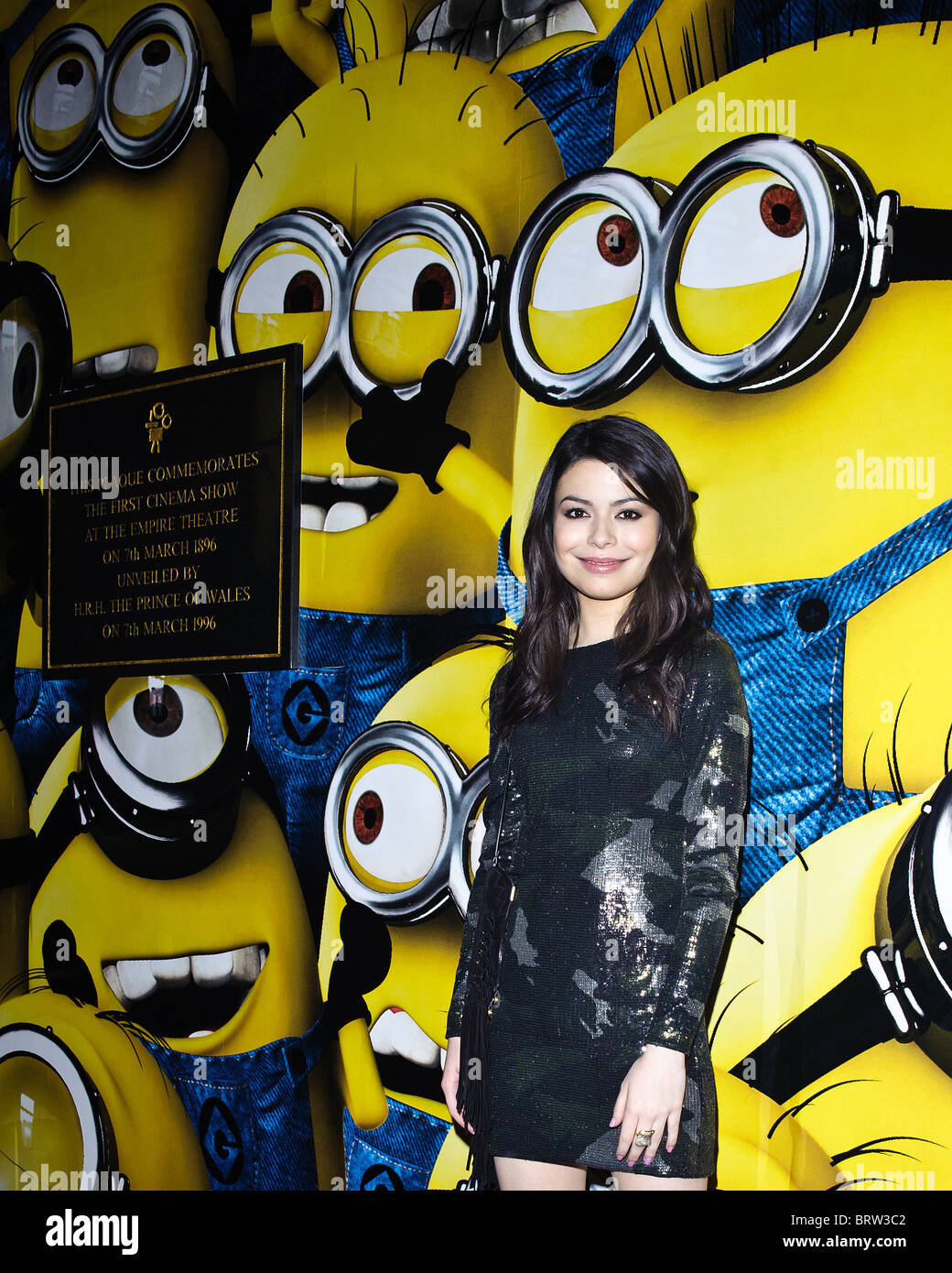 Miranda Cosgrove assiste à la première UK de Détestable moi à l'Empire Leicester Square, Londres, 11 octobre 2010. Photo par Ju Banque D'Images
