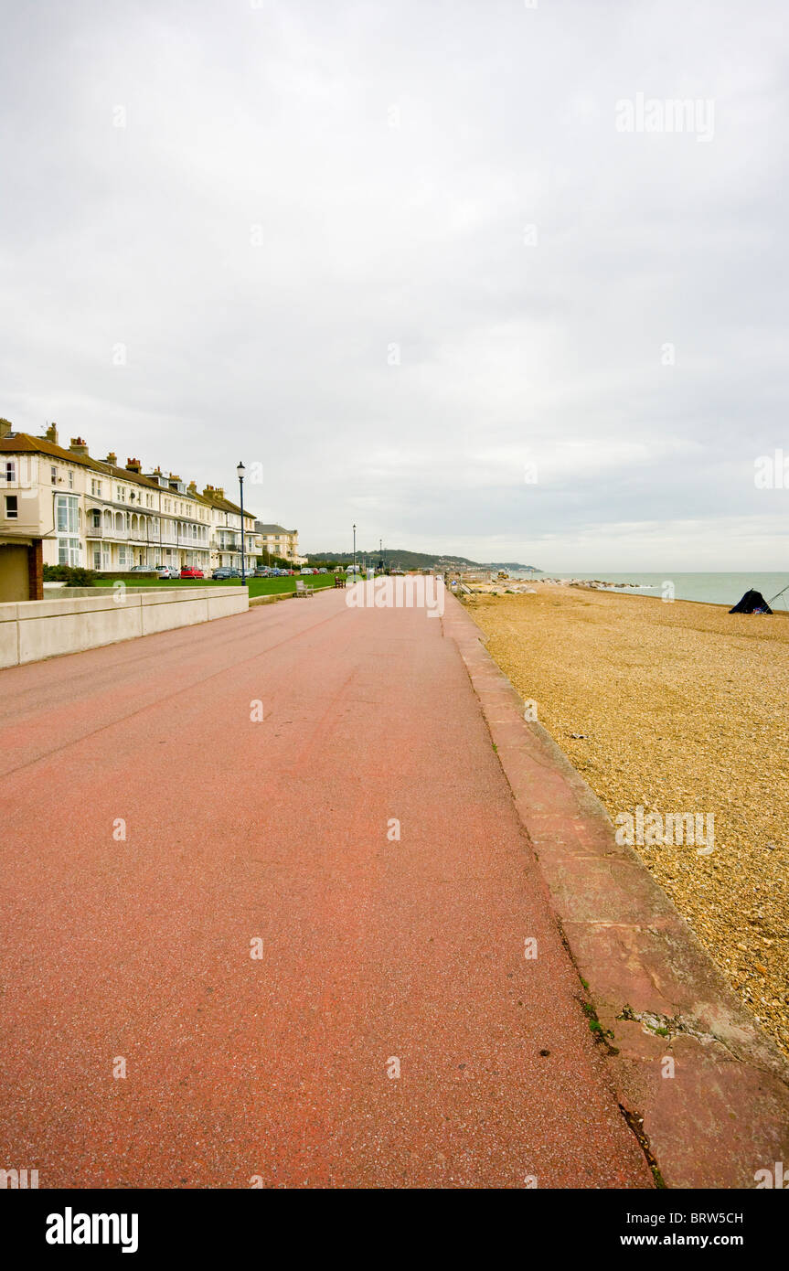 Hythe, promenade sur l'image de l'Angleterre Kent Banque D'Images