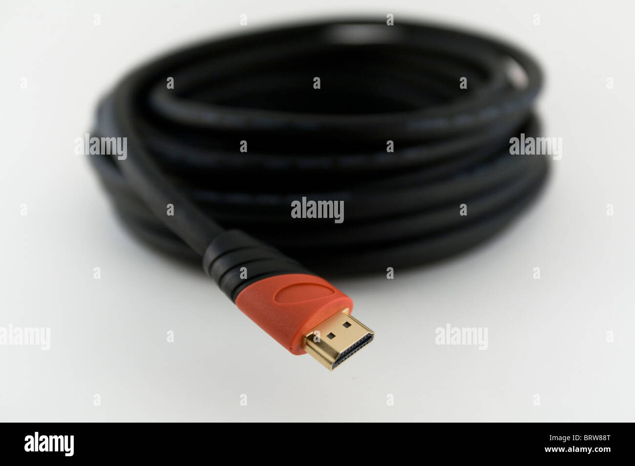 Le HDMI, câble, conector, Close up, macro, haute définition, vidéo Banque D'Images