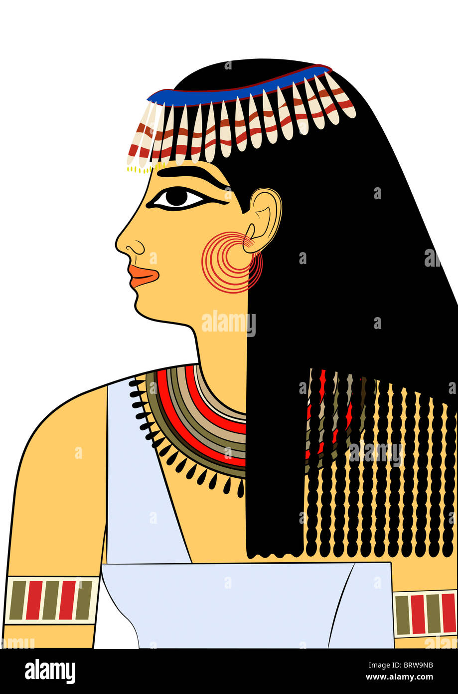 Femme de l'Égypte ancienne Banque D'Images