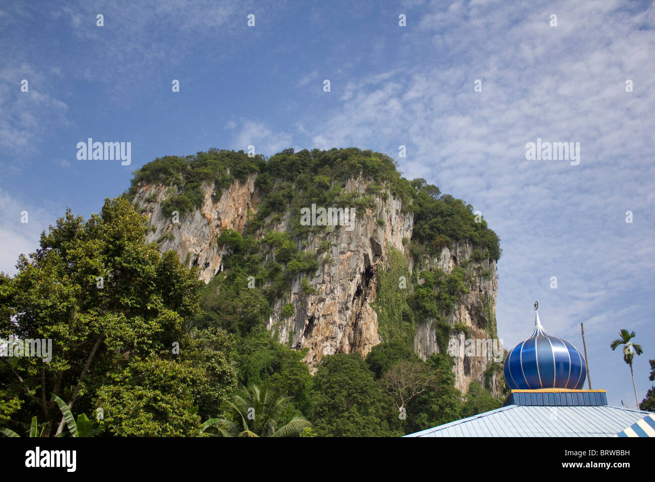 Gua Cinta Manis, colline calcaire, Malaisie Banque D'Images
