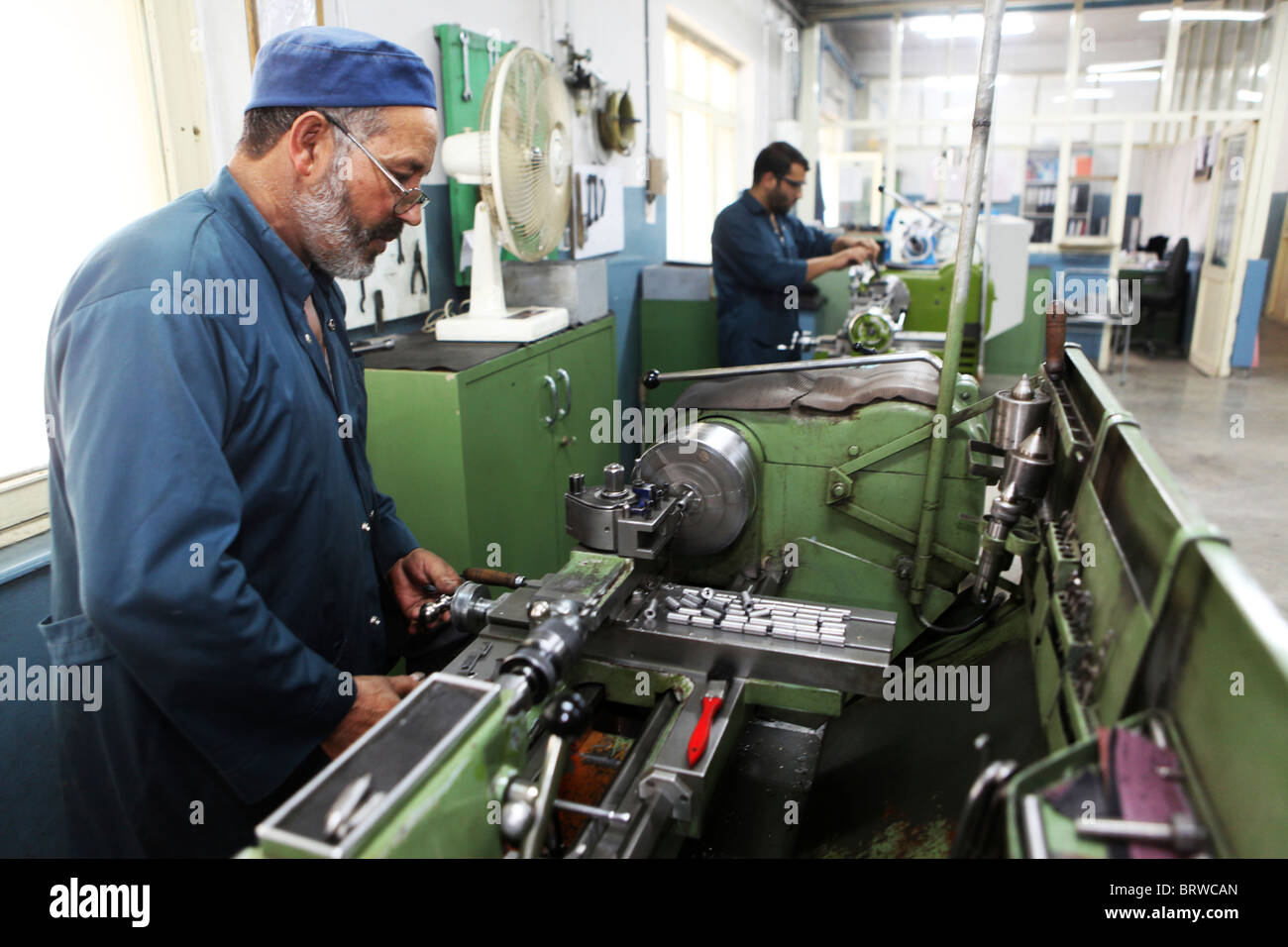 Atelier à Kaboul, Afghanistan Banque D'Images