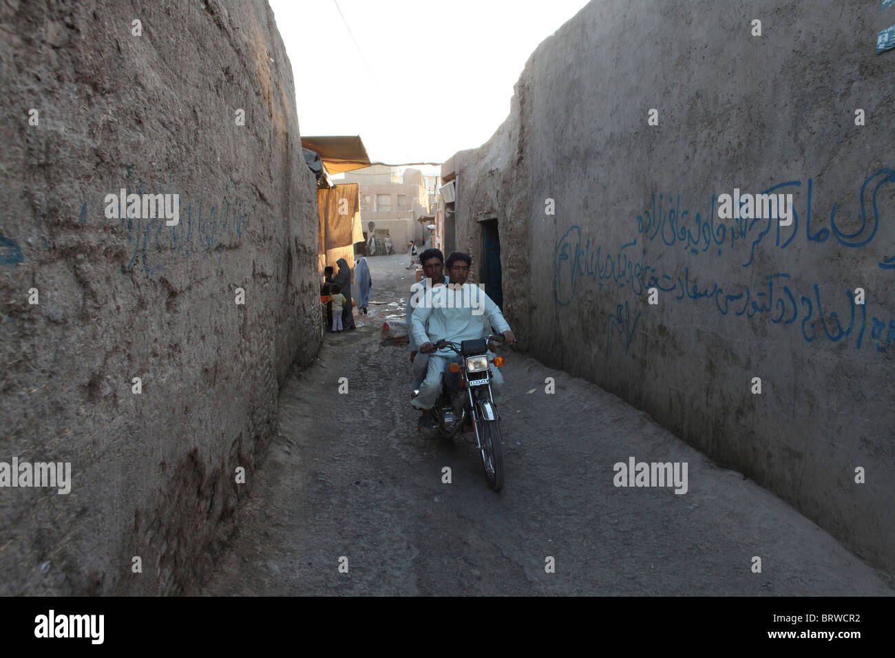 Alley à Herat, Afghanistan Banque D'Images