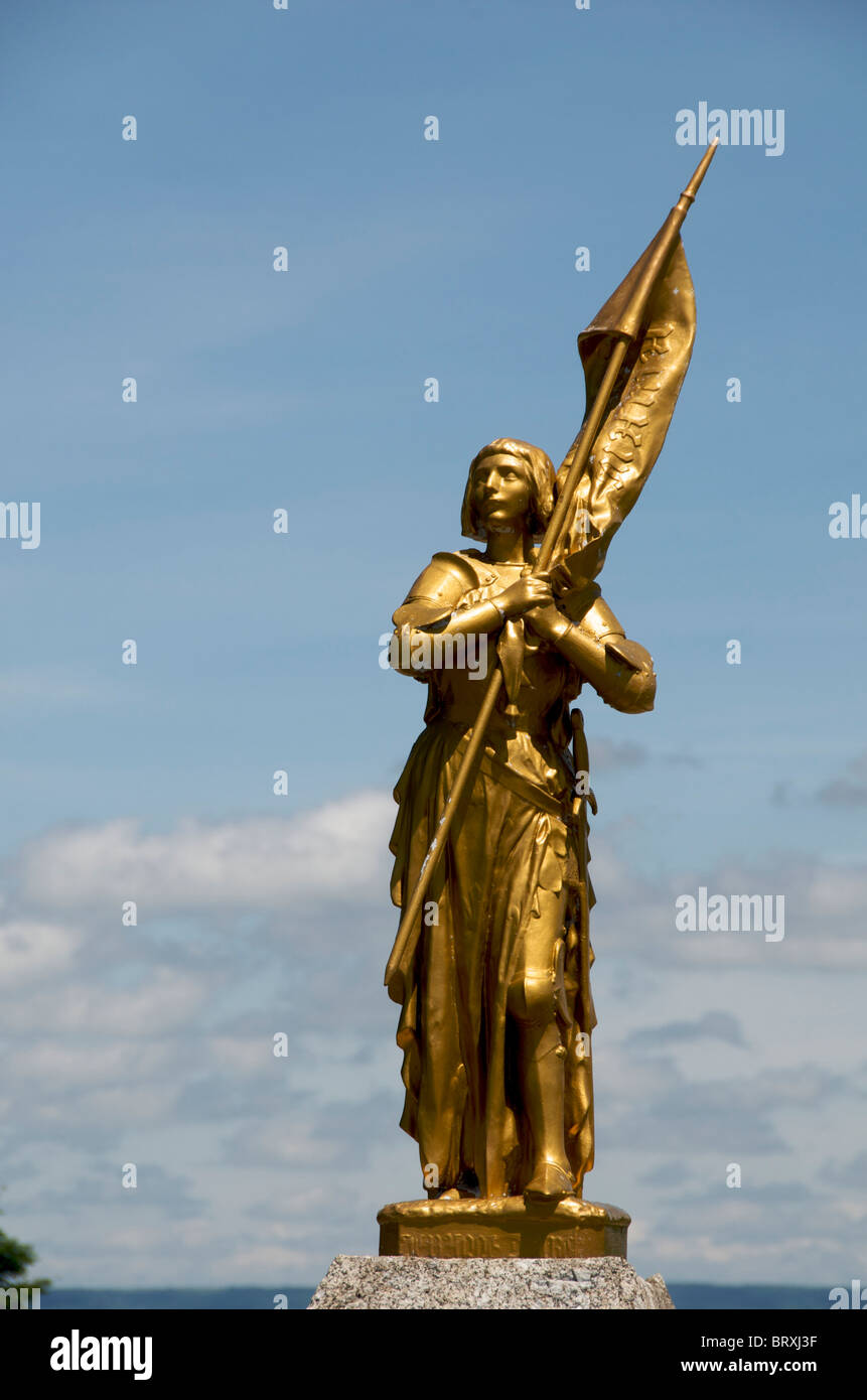 Statue de Jeanne d'Arc. La France. L'Europe. Banque D'Images