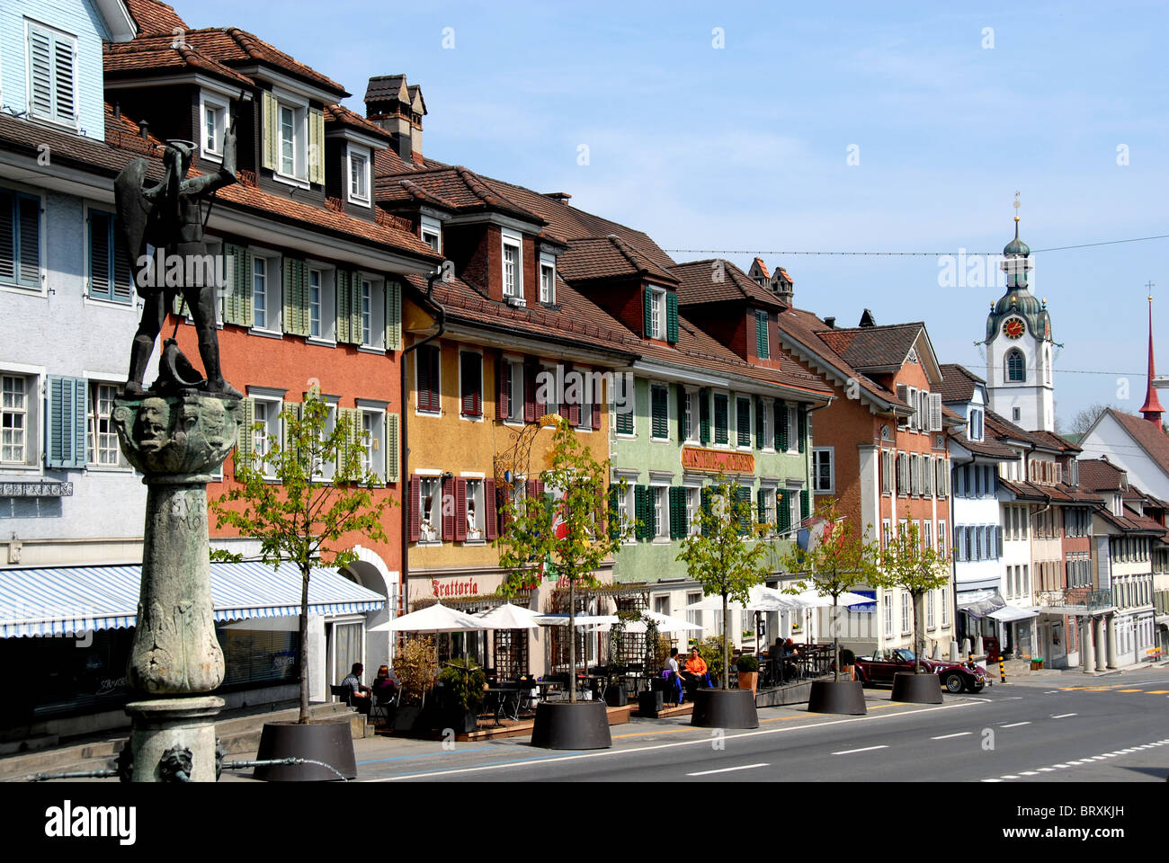 Ville historique de Beromünster, Luzern, Suisse Banque D'Images