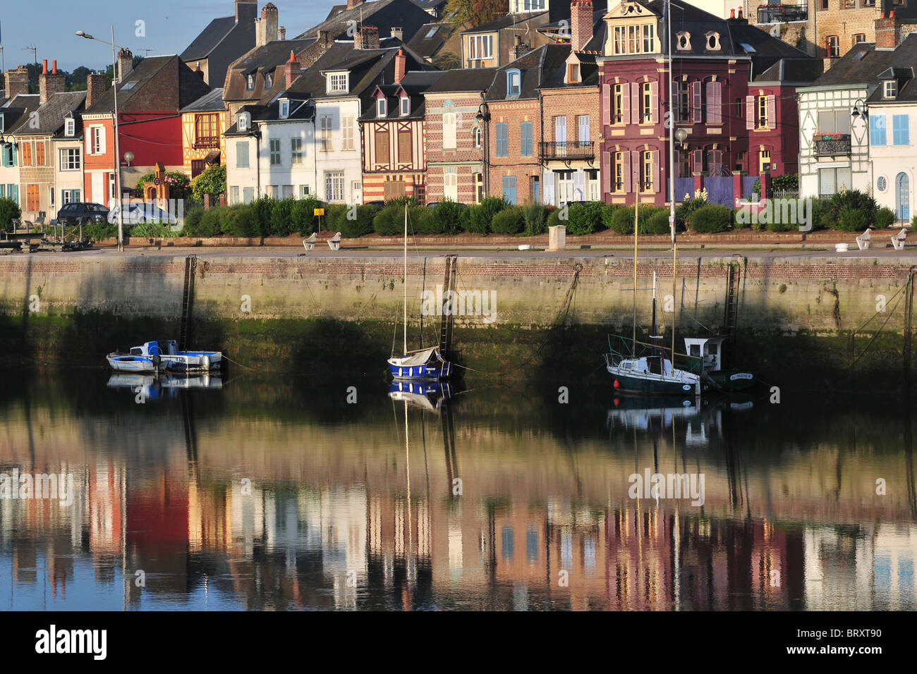 Le PORT DE SAINT VALERY SUR SOMME, SOMME (80), Picardie, France Banque D'Images