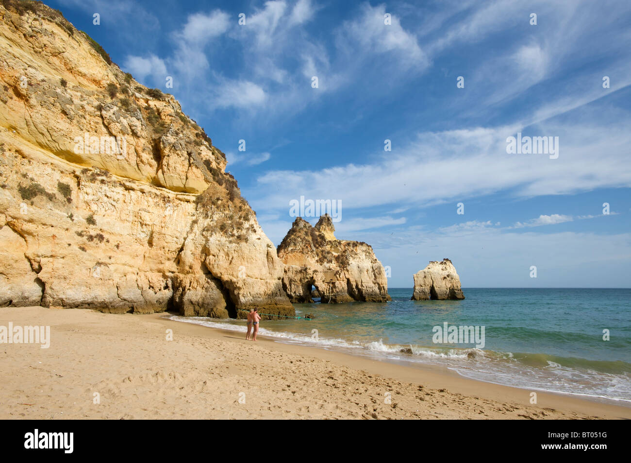 Praia dos Tres Irmaos, Algarve, Portugal Banque D'Images