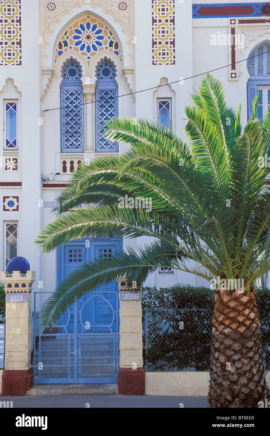 La France, Var, Hyeres, villa Tunisienne Banque D'Images