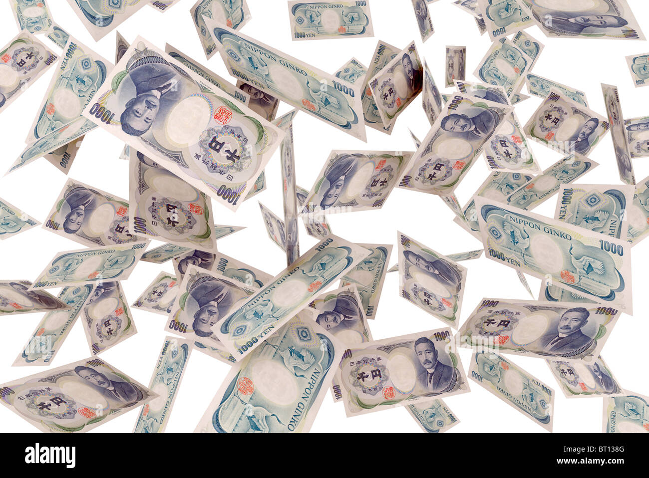1000 yen pour l'air Banque D'Images 1000 yen pour l'air Banque D'Images