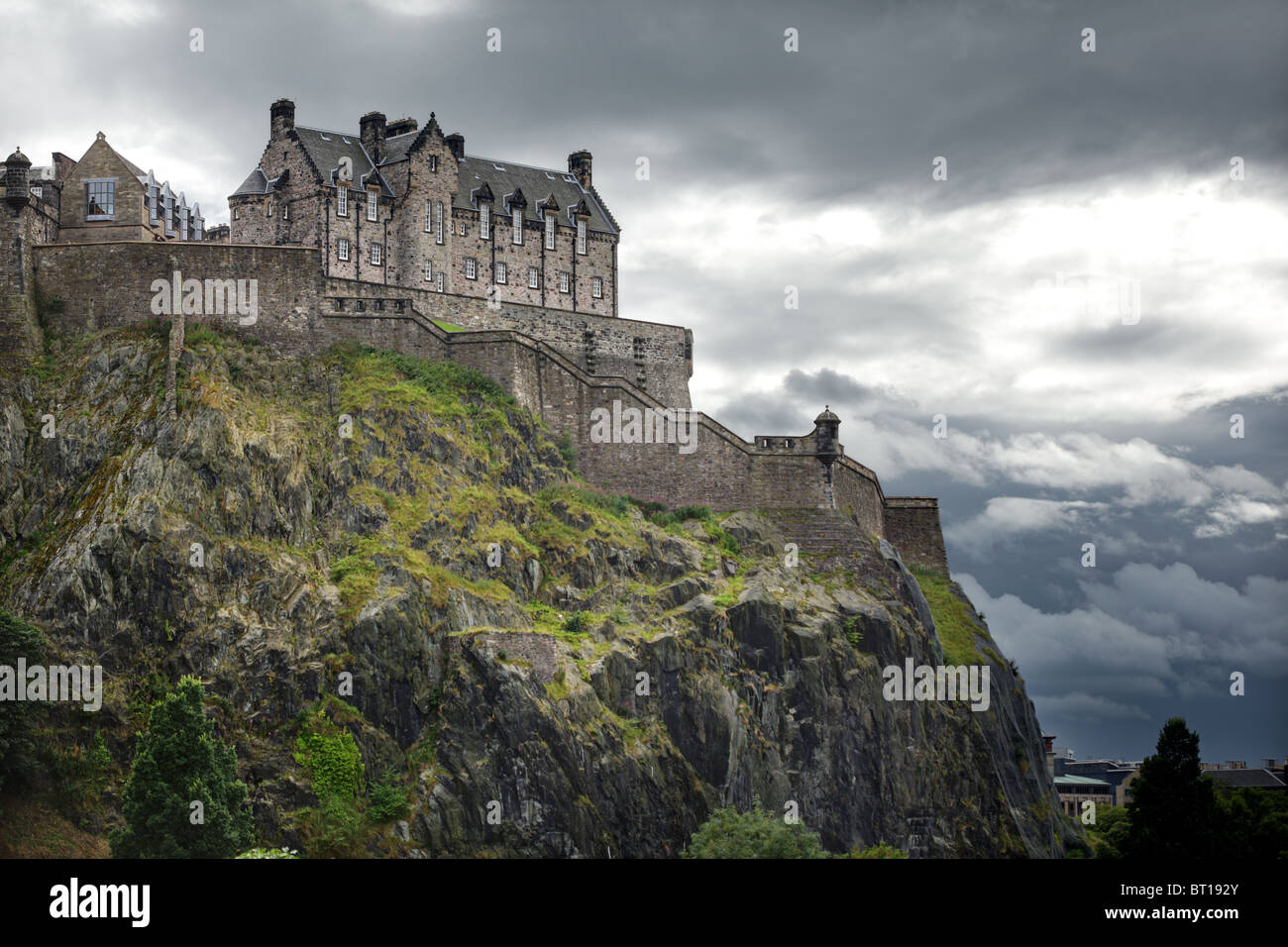 Le Château d'Édimbourg, Écosse Banque D'Images