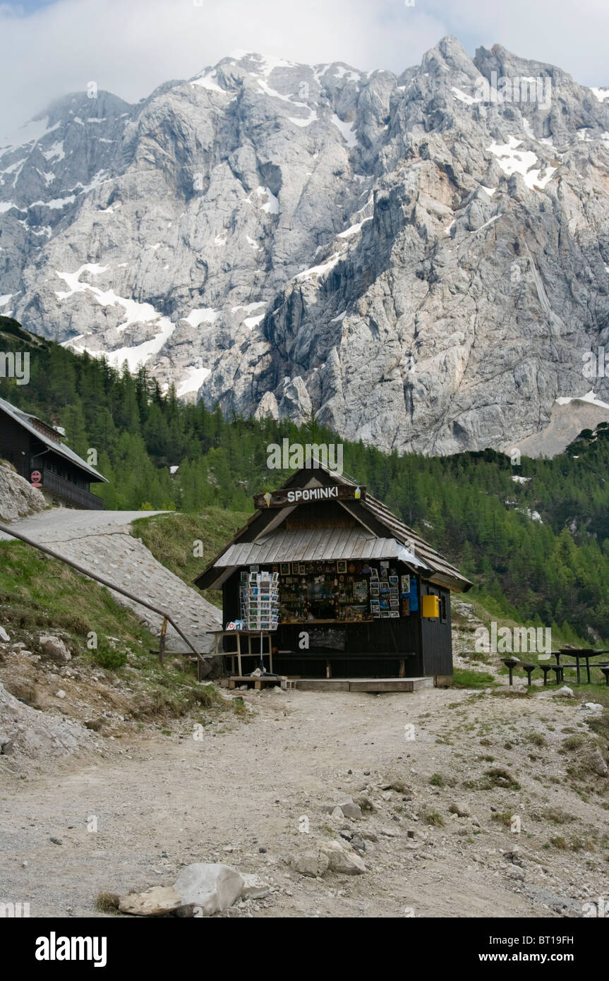 Vrsic 'Pass' 'Route des courbures 50' "montagne" Banque D'Images