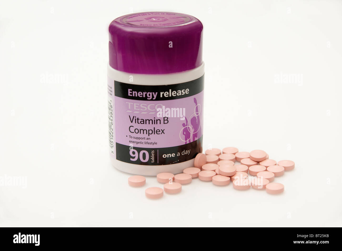 Les comprimés de vitamine B complexe ( arme révolutionnaire contre les pertes de mémoire liées à l'âge et la maladie d'Alzheimer) Banque D'Images
