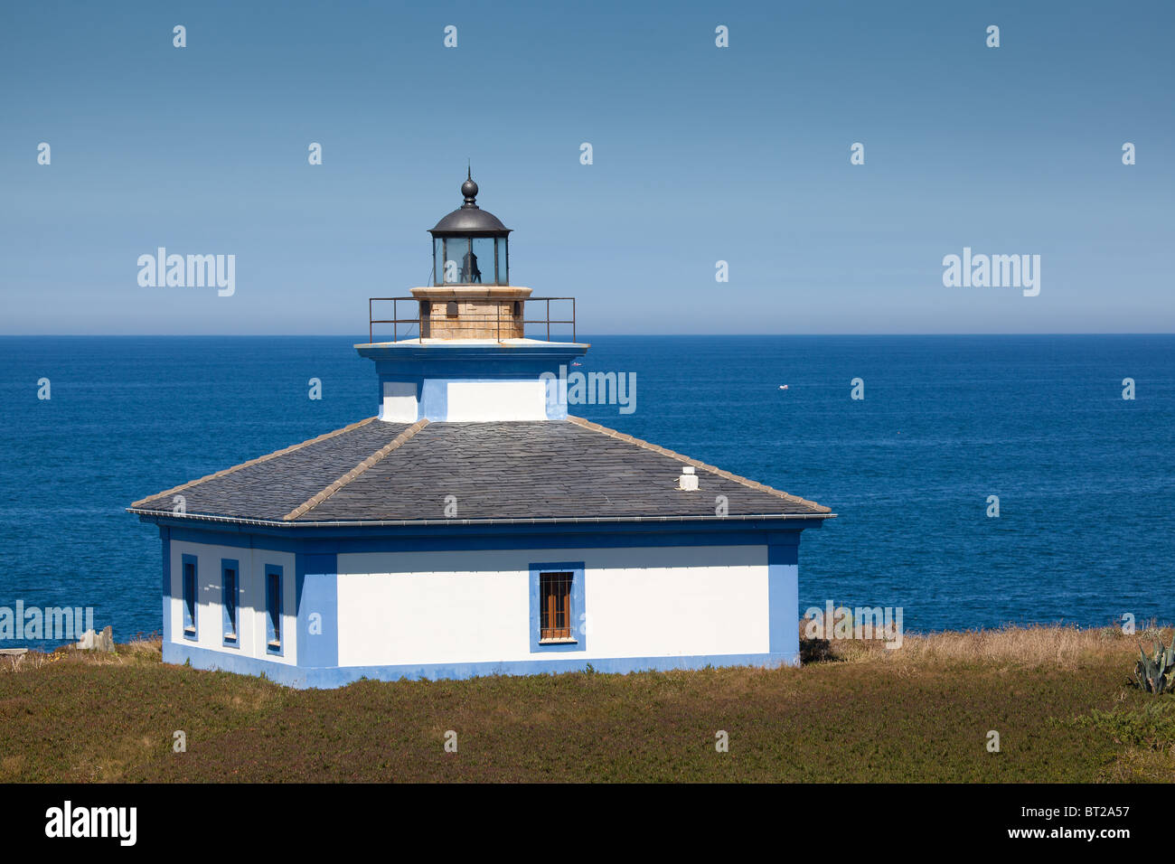 Phare de Ribadeo, Lugo, Galice, Espagne Banque D'Images