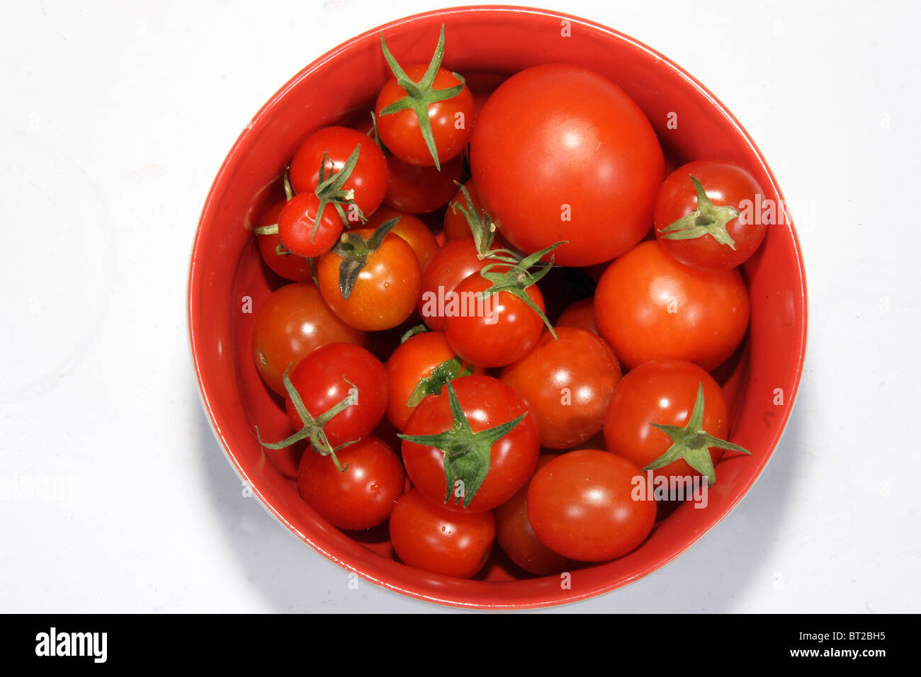 Les tomates rouges frais, Banque D'Images