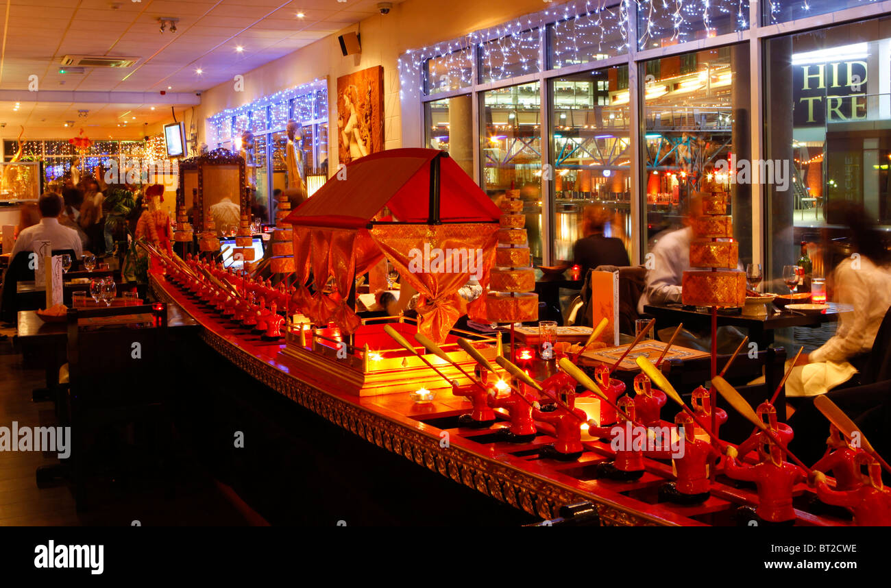 Thai Restaurant Kinnaree, Birmingham, West Midlands Banque D'Images