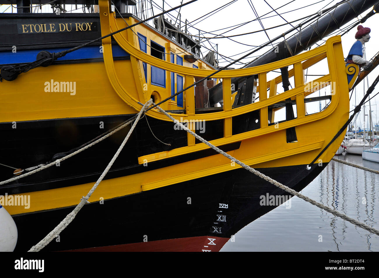 Galleon vieux gréement Banque D'Images