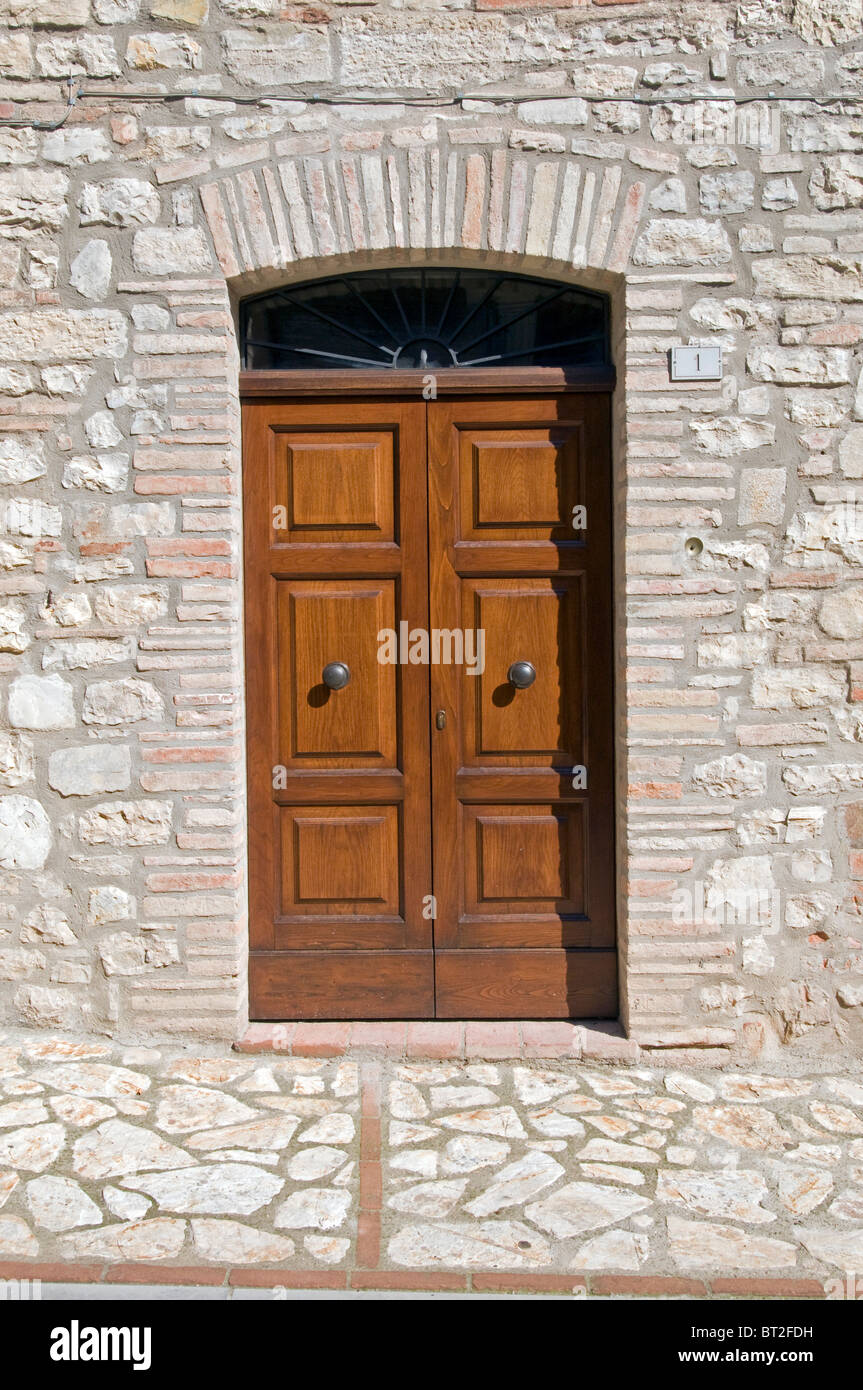 Porte en bois Banque D'Images