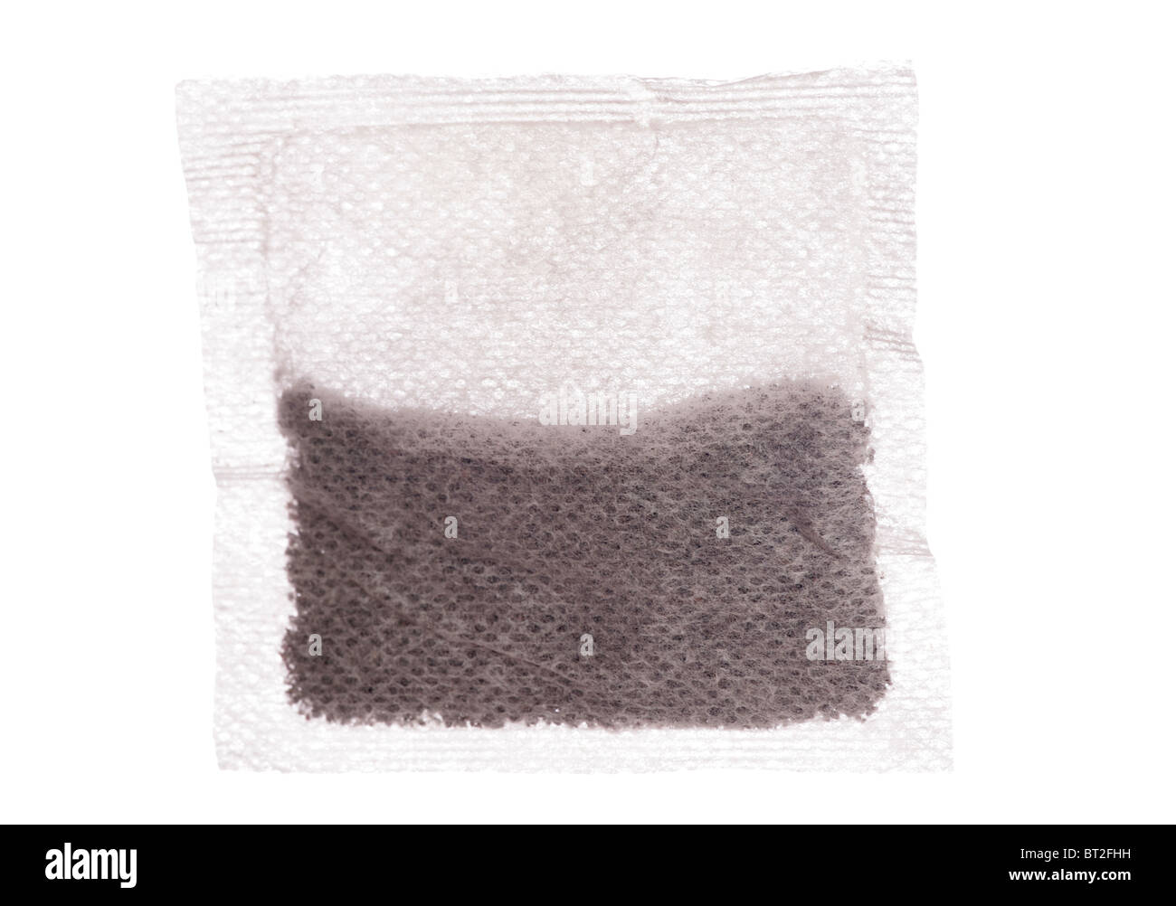 Tea bag isolated silhouette studio Banque D'Images