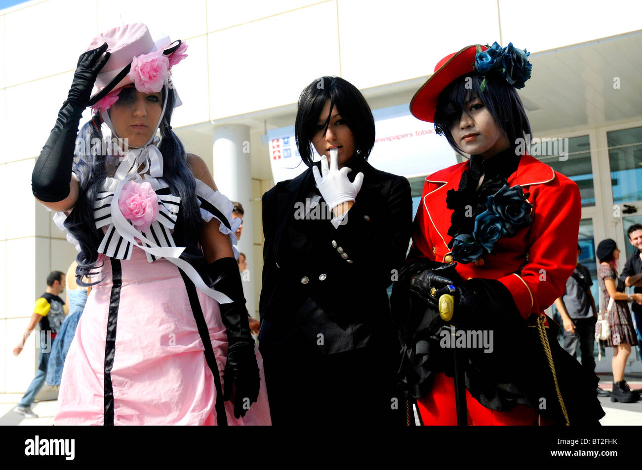 Groupe de cosplayeurs Banque D'Images